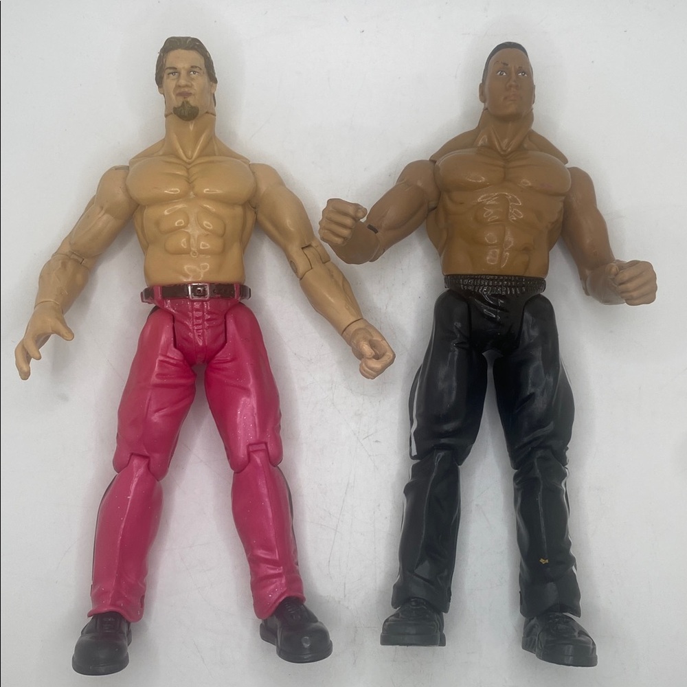 Lot of seven iconic wrestling action figures from the Jakks Pacific era, - Picture 6 of 14
